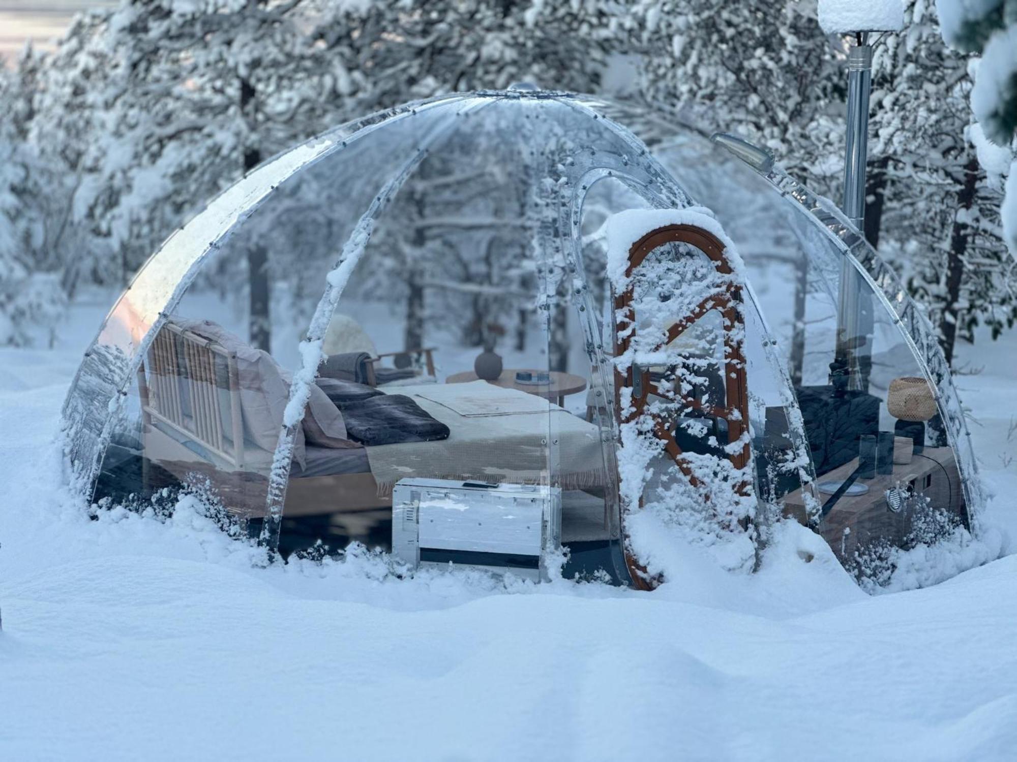 Вилла Hytta Og Iglo Unik Opplevelse Kjerkevik Экстерьер фото